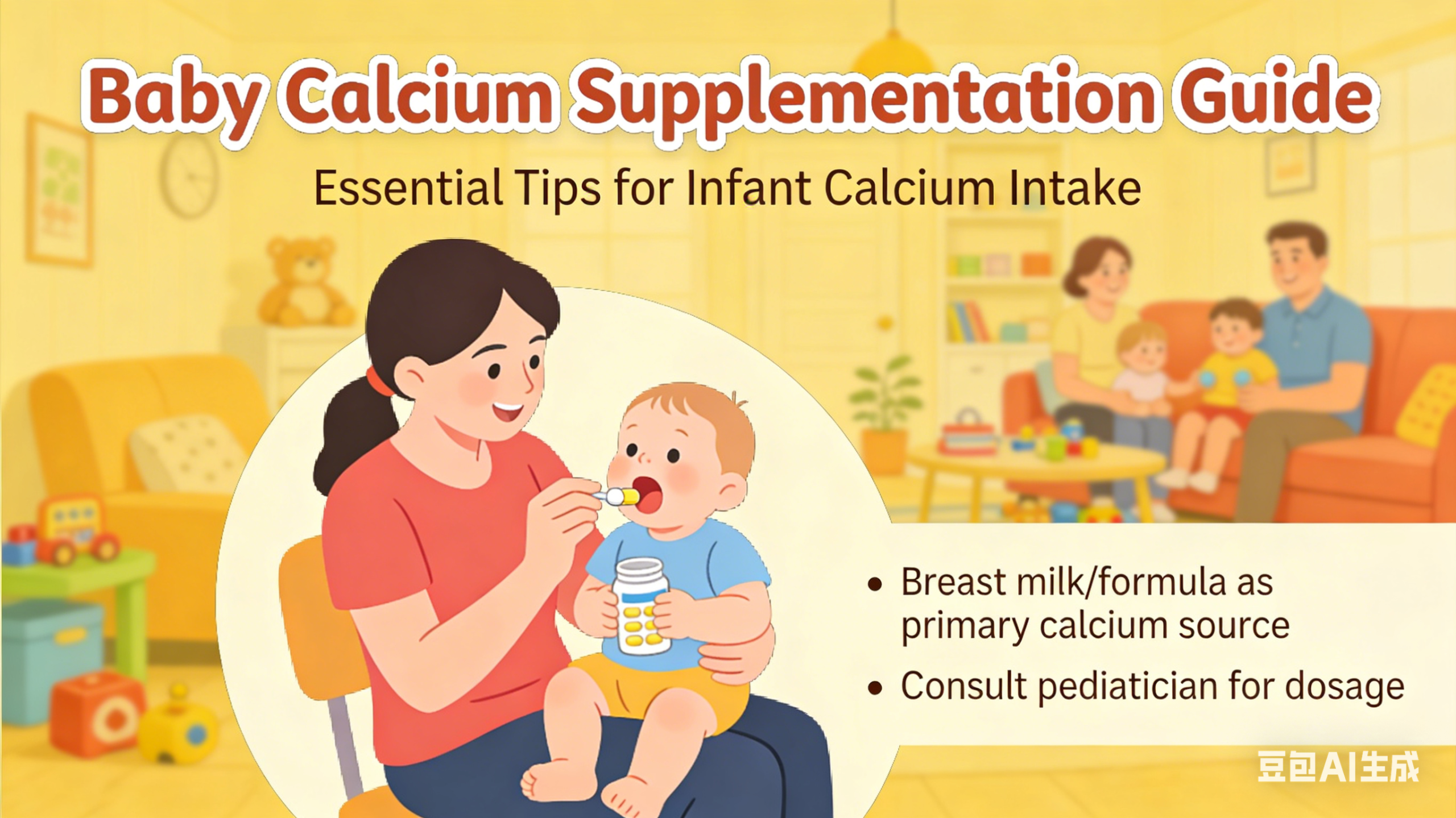 Calcium Supplementation for Babies-MeetyBaby